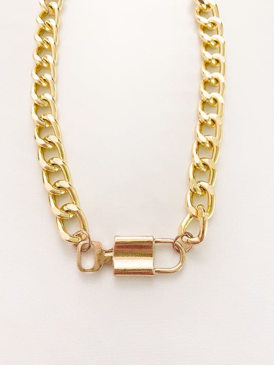 Lock It Up Necklace-0